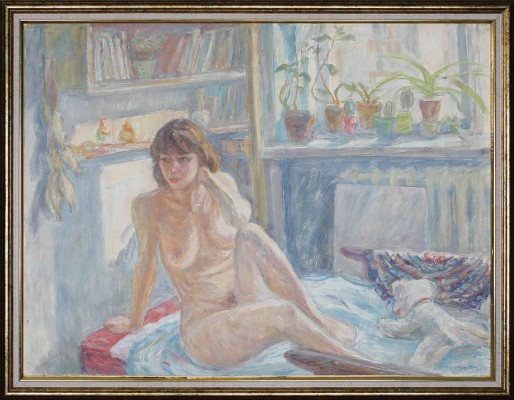 Дехтерева Татьяна Александровна. Обнаженная в мастерской 